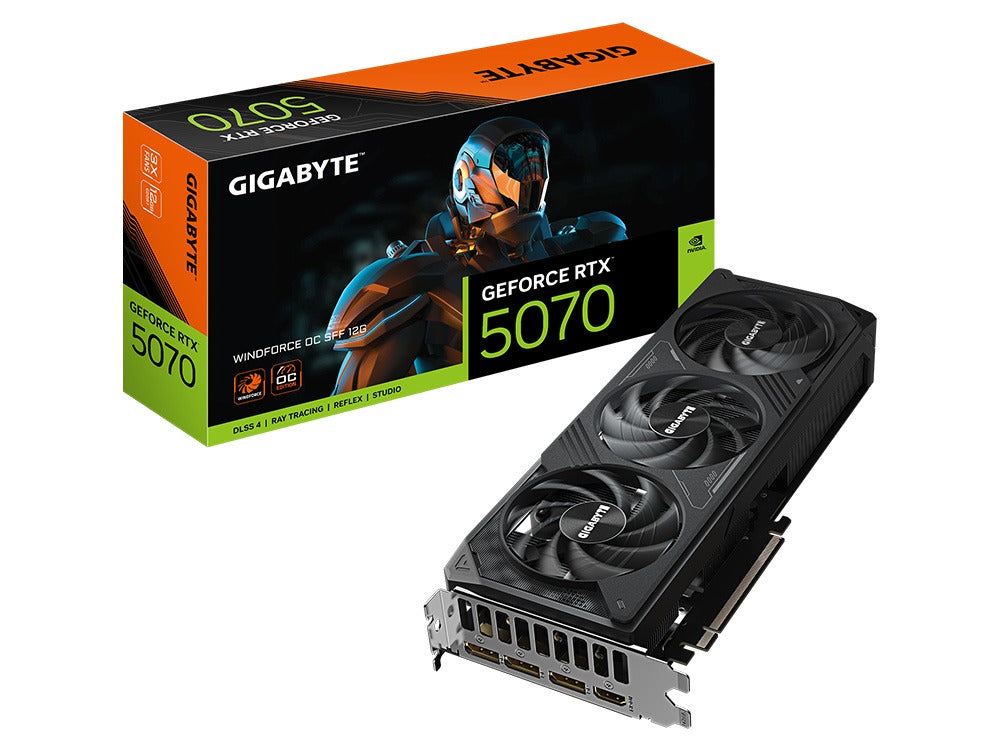 GIGABYTE GeForce RTX 5070 Windforce OC SFF 12G Graphics Card