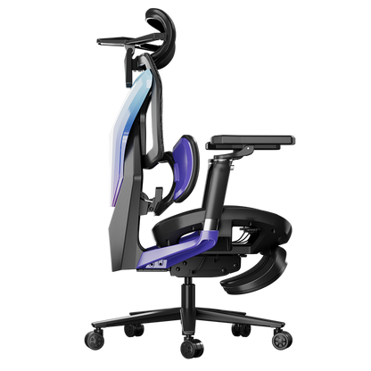 AutoFull G7 ergonomic Gaming Chair Professional - Purple & Black (AFG701USSB)
