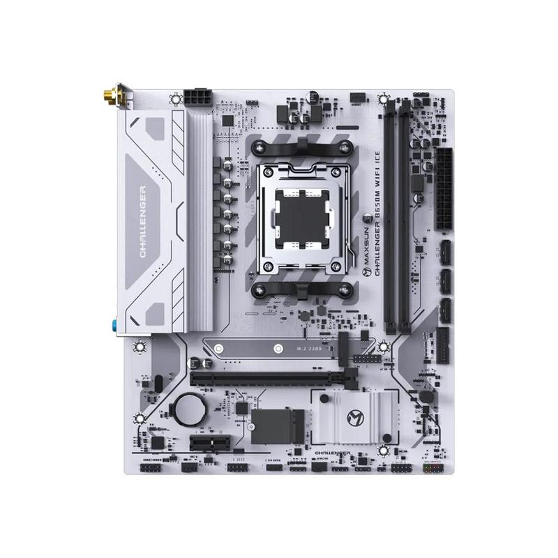 MAXSUN eSport B850M WIFI ICE AM5 DDR5 mATX Motherboard (MS-ES-B850M-WIFI-ICE)