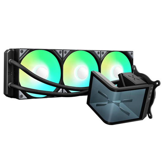 TRYX Panorama SE 360 ARGB Curved AMOLED All-in-one Liquid CPU Cooler - Black
