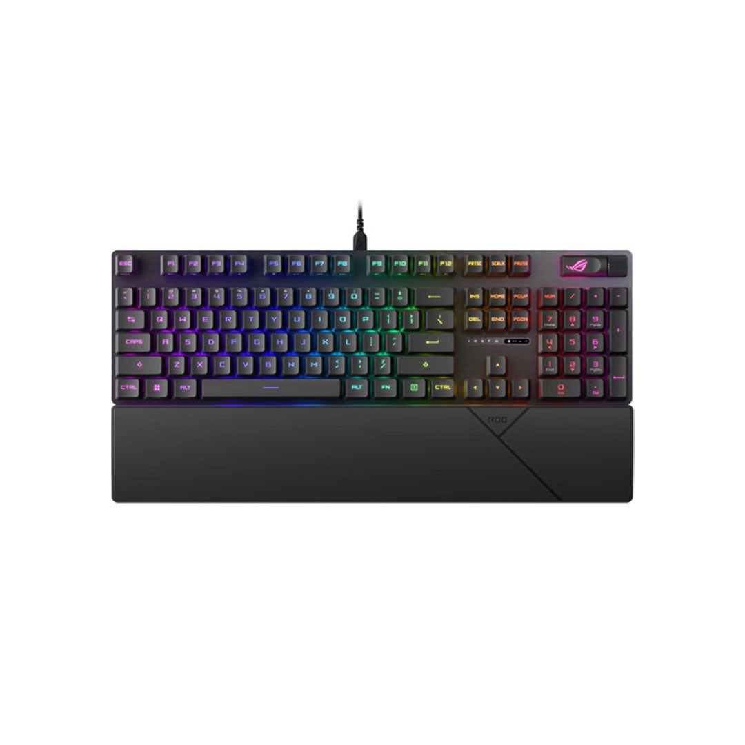 ASUS ROG Strix Scope II X Wired PBT Snow Switch Gaming Keyboard