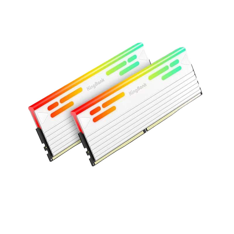 Kingbank 32G(16GB x 2) 6000MHz CL36 White RGB DDR5